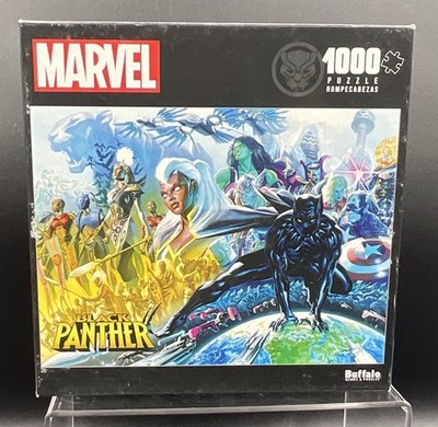 Marvel BLACK PANTHER 1000pc 26'' x 19.75'' Jigsaw Puzzle #10600 (Buffalo Puzzles)