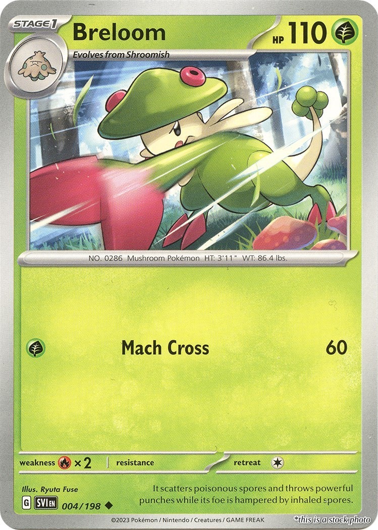 Pokemon Breloom [SVI-004/198]-LP