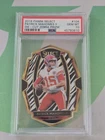 2018 Panini Select #104 Patrick Mahomes II Zebra Prizm Die Cut, PSA 10