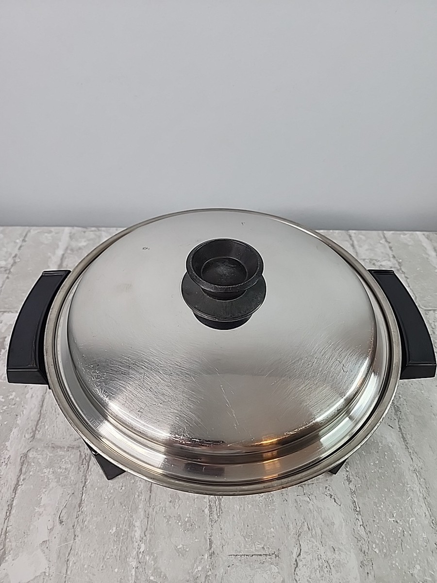 West Bend Royal Prestige Liquid Core Stainless Electric Skillet 11