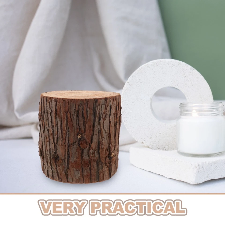  Tree Trunk Coffee Table Display Stand Wooden Embellishment Stump End - Image 4 of 4