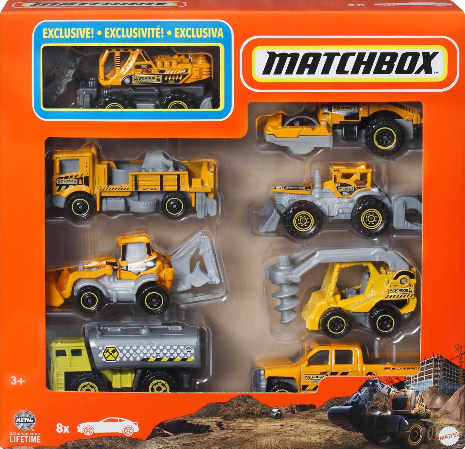 Matchbox 5-Pack Die-Cast Multipack – Includes Exclusive Toy Car Vehicle