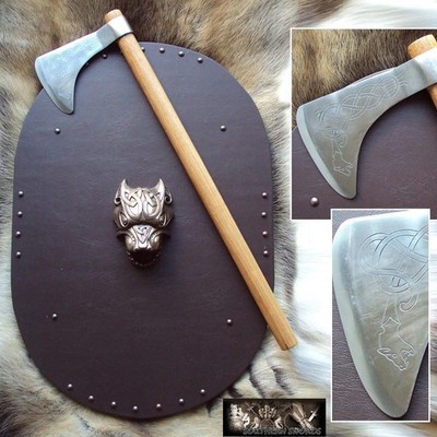 Celtic Dragon Farm & Woodmans Arbeitswerkzeug voll funktionsfähig gehärteter Stahlkopf