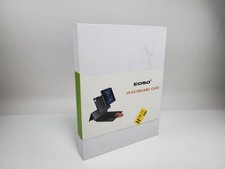 EOSO Keyboard Case for iPad Pro 12.9, Backlit Touchpad Detachable Black Cover