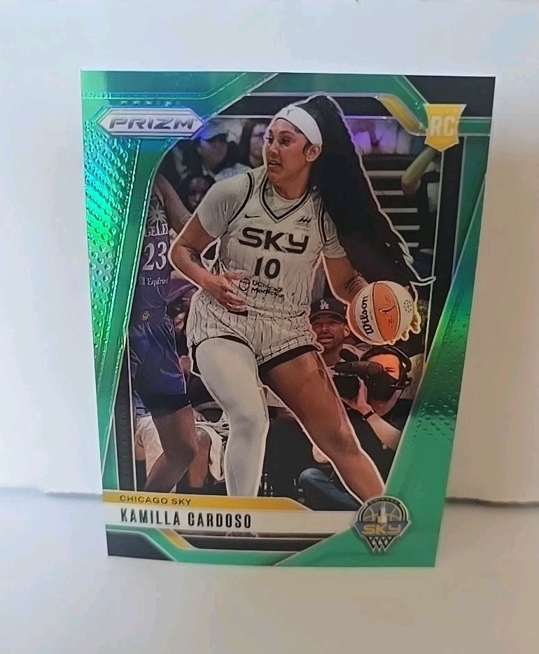 KAMILLA CARDOSO RC ROOKIE 2024 Panini WNBA Prizm Green Prizm CHICAGO SKY #93