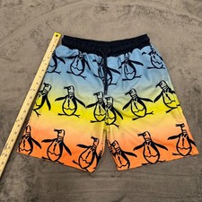 PENGUIN by Munsingwear Sunset All Over Men s Swim Trunks Board Shorts S Original