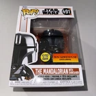 Funko Pop! Star Wars The Mandalorian - Mandalorian with DarkSaber GITD Exclusive