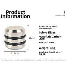 Bow counterweight screw design weight optimization weatherproof?