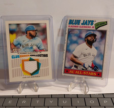 2026 Topps Heritage Vladimir Guerrero Jr. Blue Jays Game-Use Relic & Deckle Edge