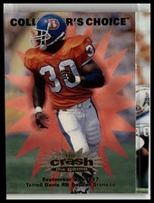 Terrell Davis 1997 Collector's Choice You Crash the Game #C25c 11/24/97 Broncos