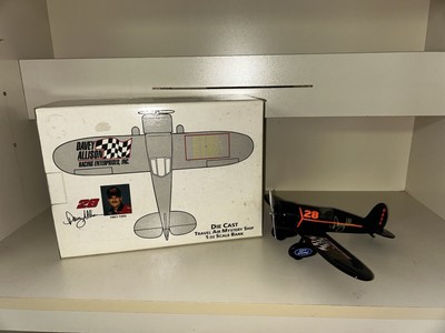 Davey Allison #28 1:32 Travel Air Mystery Ship Plane Bank Revell 1993