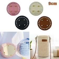 Round Bottom For Knitted Bag PU Leather Base Bag Accessories Handmade Bag Bot A1