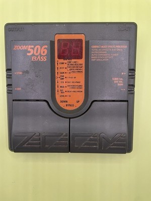 Zoom 506 Bass Multi Effects Processor/ For Parts Or Repair
