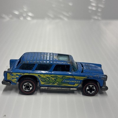 Redline Hot Wheels 1969 Alive 55 Nomad Flying Color Vintage Chevy