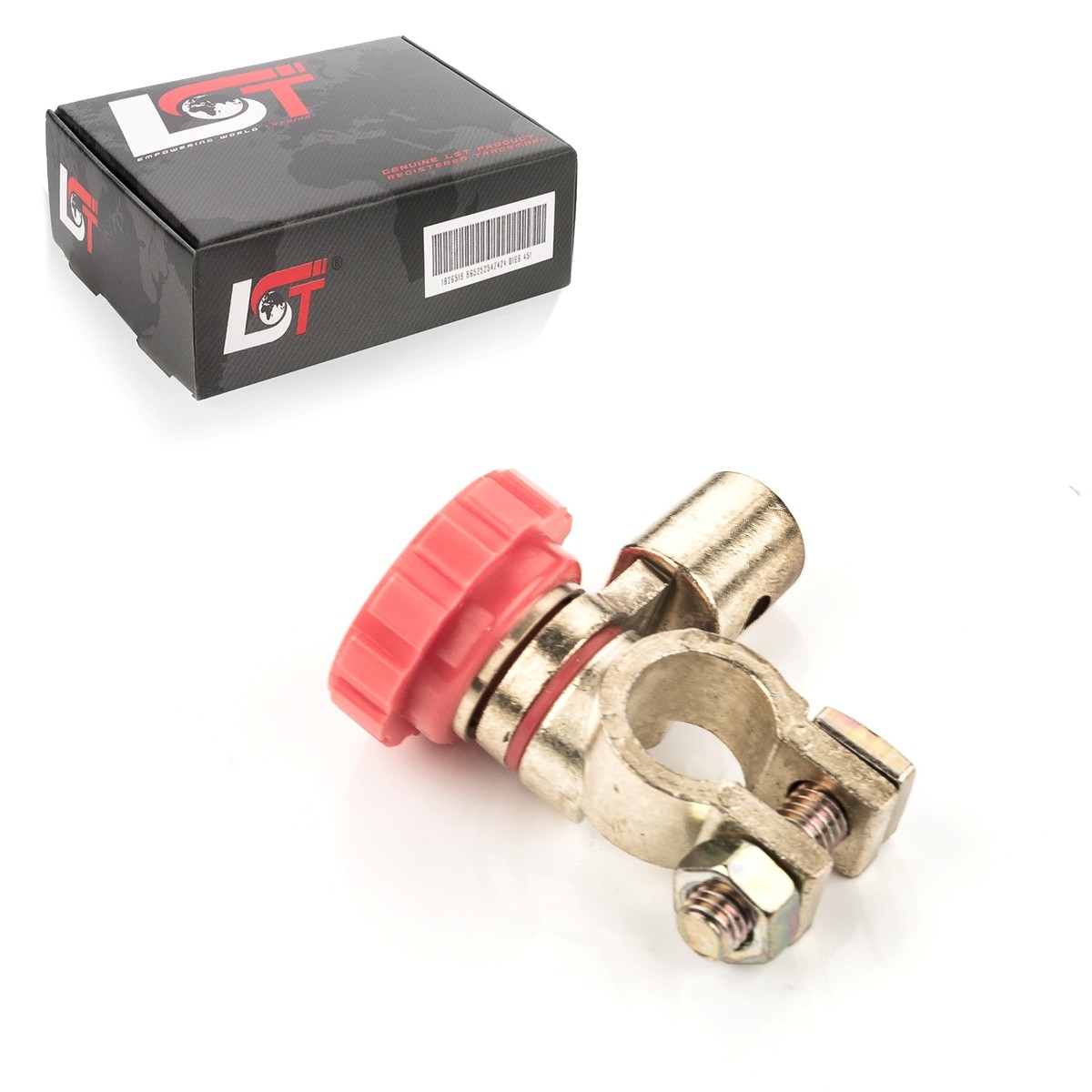 Car Battery Disconnect Switch Isolator with Round Knob Red for MINI