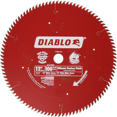 Freud D12100X 100 Tooth Diablo Ultra Fine Circular Saw Blade For Wood And Wood