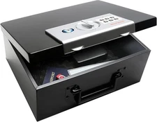 Caja Fuerte De Seguridad Contra Fuego Para Dinero Joyas Secreta