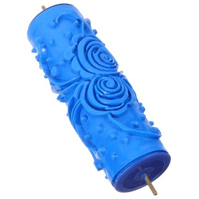 Lack Tapete Roller Getreide Druckrolle Werkzeug Gummikleber (blau)