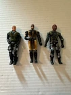 HASBRO G I JOE VALOR VS VENOM LINE-NIGHT FORCE FUZZ,SAND SCORPION,ROADBLOCK 2004