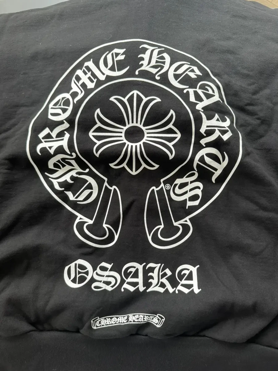 CHROME HEARTS SWTSHRT HD ZIP 大阪限定　Mサイズ BRAND NEW* Chrome Hearts Osaka Exclusive Horseshoe Zip Up Hoodie