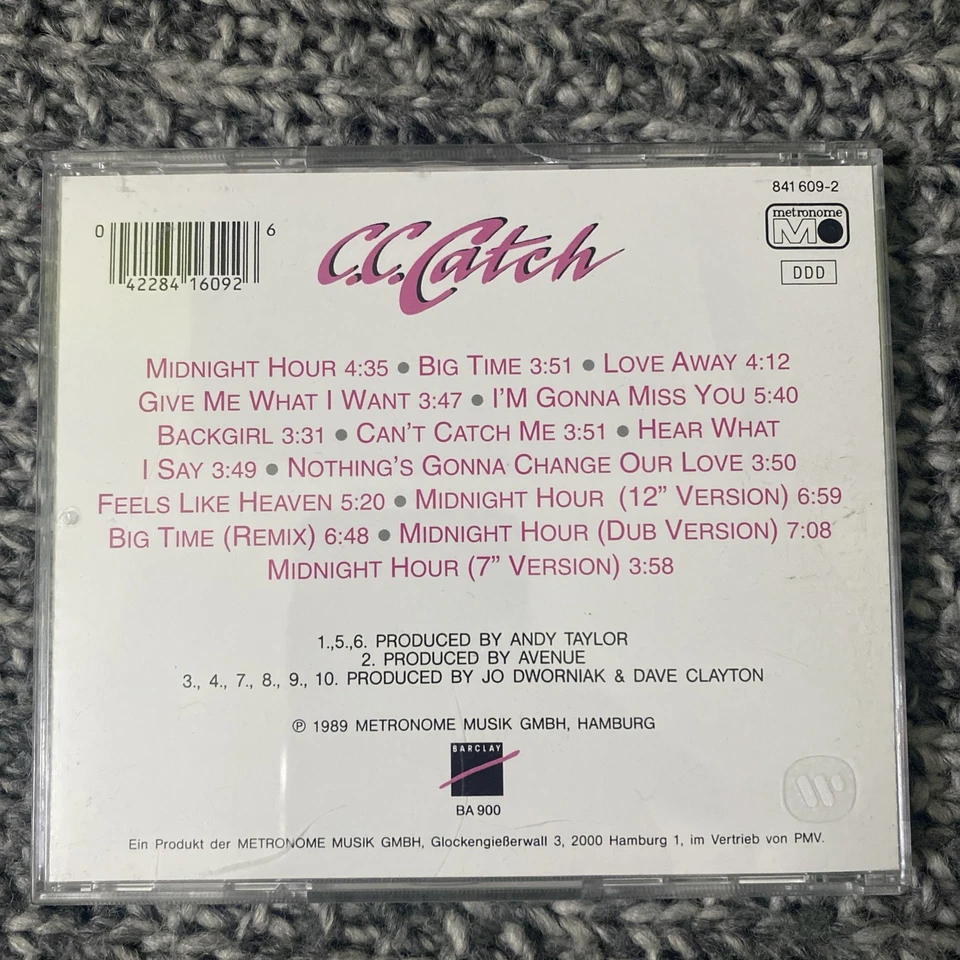 C. C. Catch Cd Hear What I Say 1989 - Image 2 of 3