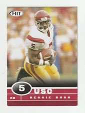 2006 SAGE Hit #5 Reggie Bush rookie card, USC Trojans. rookie card picture