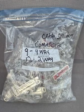 CommScope High Quality 4-way and 2 way Cable SPLITTER TV DIGITAL CABLE INTERNET