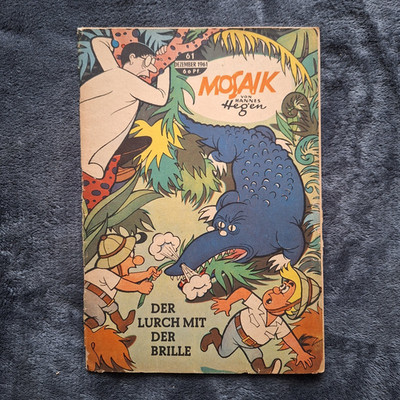 Mosaik Nr 61 Der Lurch mit d.Brille ORIGINALHEFT Dezember 1961 SEHR GUT RISSFREI
