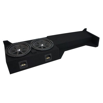 Kicker 43C104 10'' Subwoofer Fits 05-19 Nissan Frontier Crew Cab Sub Box 150W