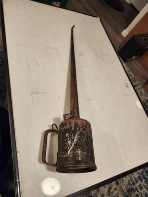 Eagle oiler, oil can , railroad? early , 22 1/2'' spout 28''tall