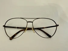 Ted Baker Eyeglasses, Frames Only, B695 GUN, B:52 Metal, Gunmetal, Aviator