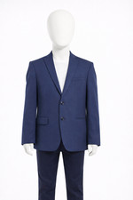 Calvin Klein Big Boys Stretch Suit Jacket - Navy Size 12 Husky