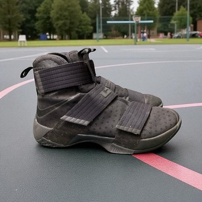 Nike LeBron Soldier 10 Black Space 844374-001 Size 10 US