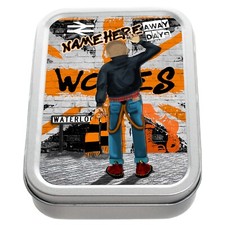 Personalised Wolverhampton Tobacco Tin Football 2oz Baccy Tin Skin Head SK65