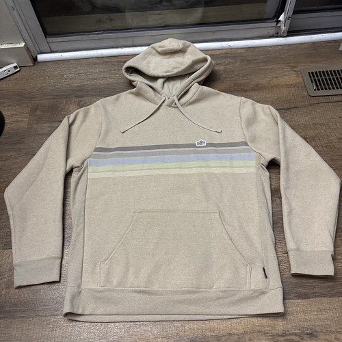 Patagonia Men’s Size Large Line Logo Ridge Stripe Uprisal Hoodie Sweatshirt KE9