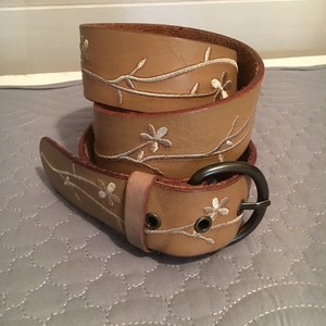 boho leather belt