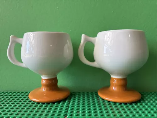 VINTAGE MCM CARIBE COFFEE MUGS MADE IN PUERTO RICO