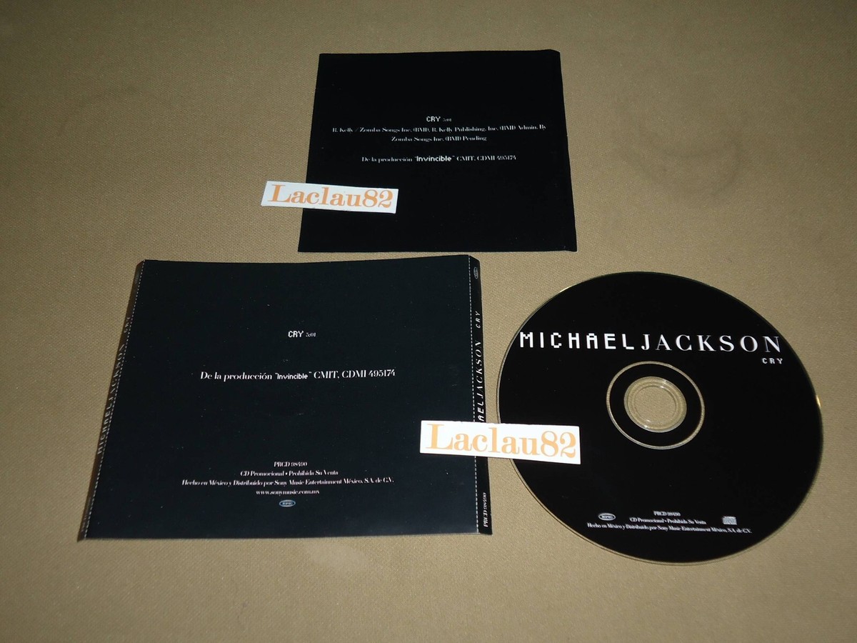 Michael Jackson Cry Epic Cd Single Promo RARE Mexican Logo