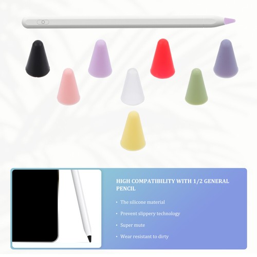 24 Pcs Pen Tip Hat Silicone Stylus Cover Touch Protective Sleeve - 第 5/12 張圖片