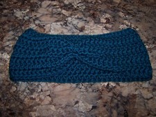Hand Crotchet Turquious Scrunch Headband