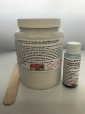 RTV Mould Making Rubber 40A Condensation Cure Silicone 1KG blue cat Kit