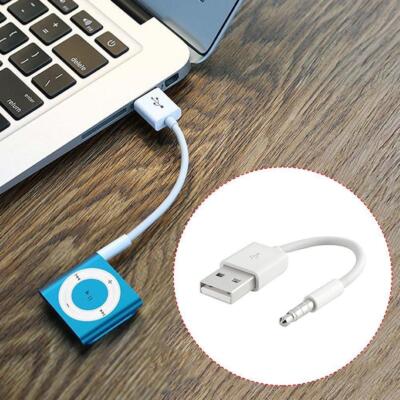 USB Ladegerät Datenkabel für 3rd /4th /5th Gen iPod shuffle--