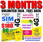 H2O Sim with $60 plan ⭐ 3 Months Included ⭐ Talk Text & Unlimited Data ⭐