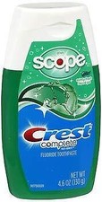 Crest Complete Toothpaste with Scope Freshness 4.6 Ounce Pack of 4