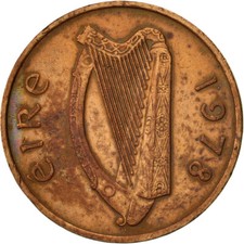 #418480 M&uuml;nze, IRELAND REPUBLIC, Penny, 1978, SS, Bronze, KM:20
