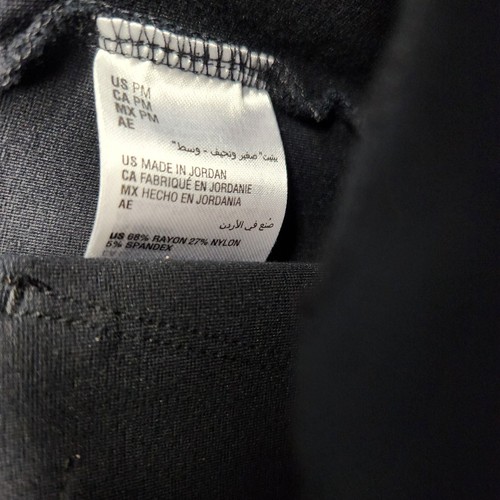 Karen Scott Sports Womens Black Straight Leg Plant Front Ankle Pants Size PM - Picture 8 of 9