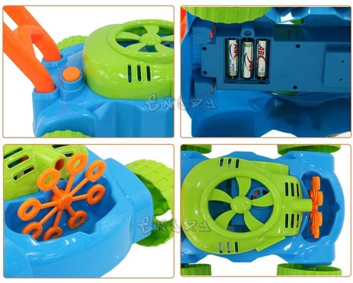 Tagliaerba Decespugliatore giocattolo per bambini con bolle di sapone - Foto 6 di 7