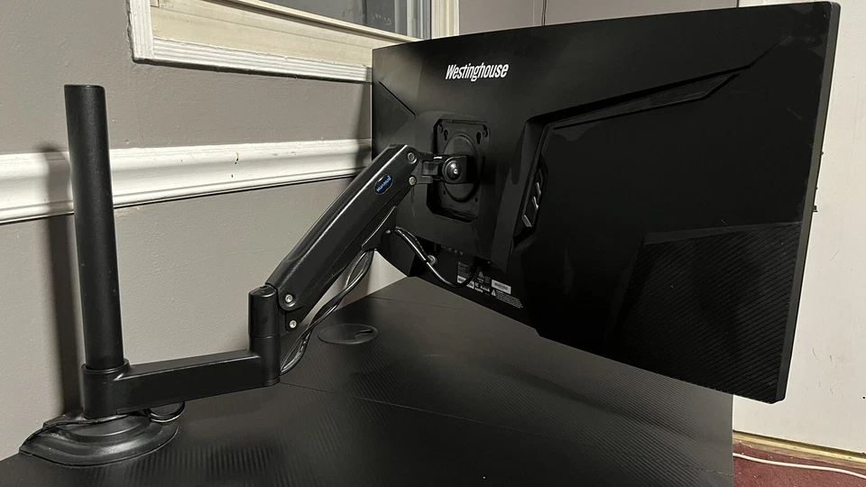 34” UWQHD 3440 x 1440 100hz Gaming Monitor & Gas Spring Monitor Arm - Image 4 of 4