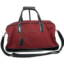 Coach Weekender Duffle Bag Canvas Red