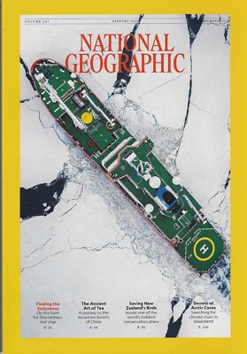 National Geographic Magazine January 2025   Finding the Endurance